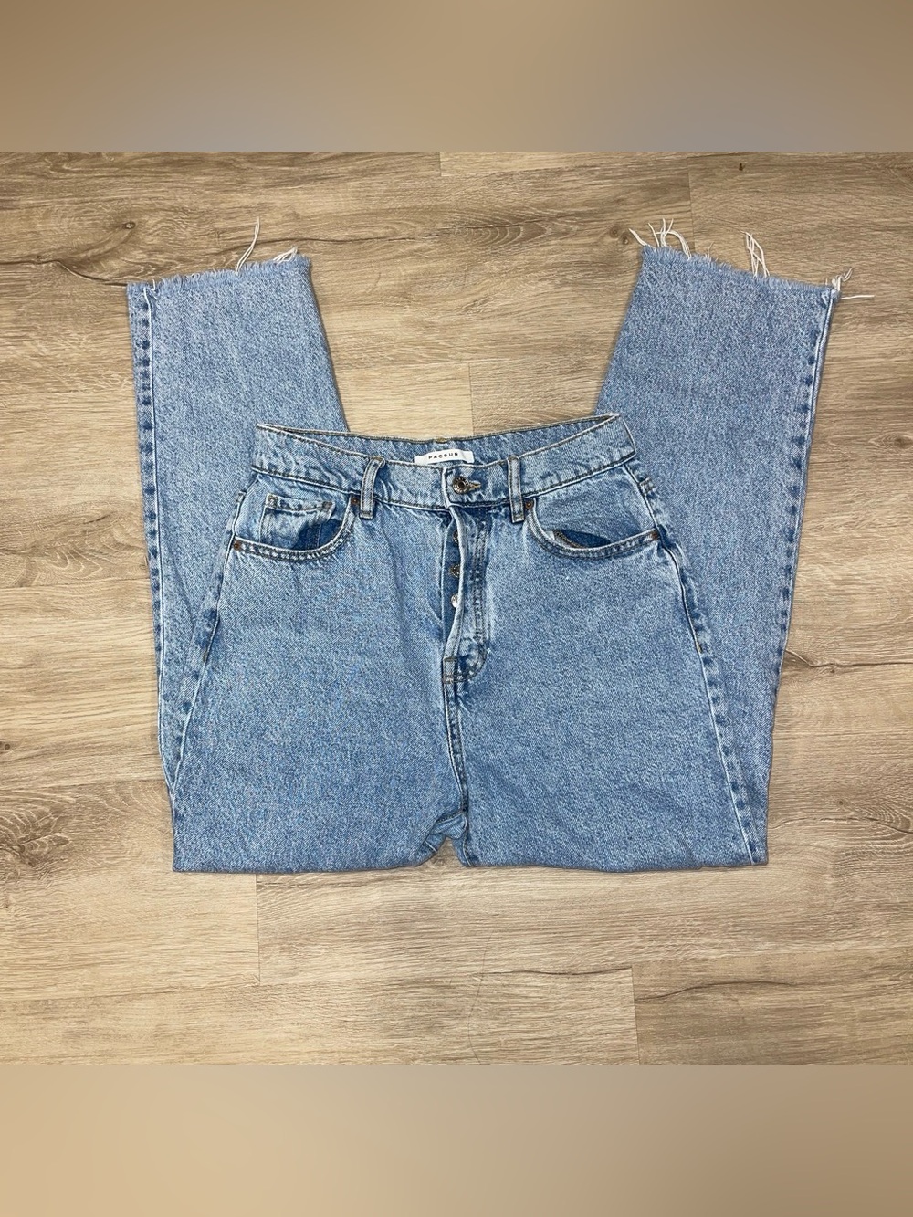 PacSun Light Blue High-Rise Mom Jeans